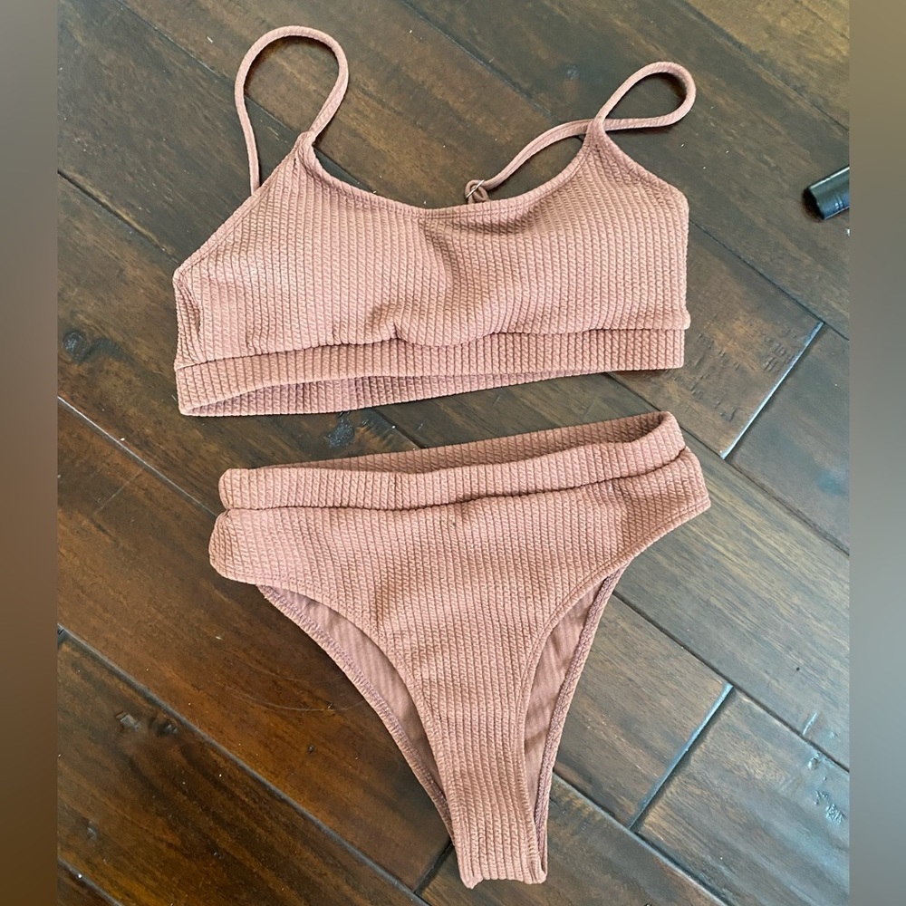 Medium brown SHEIN two piece swimsuit